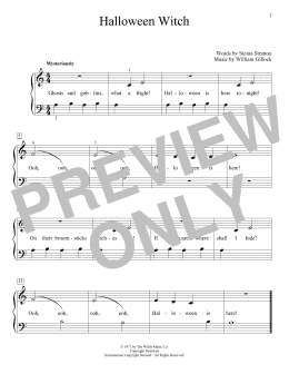 page one of Halloween Witch (Educational Piano)