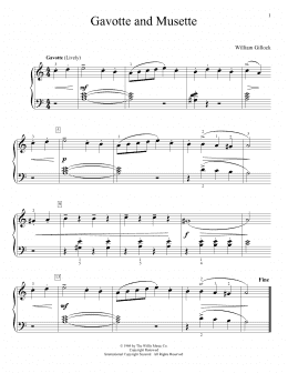 page one of Gavotte And Musette (Educational Piano)