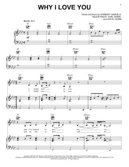 page one of Why I Love You (Piano, Vocal & Guitar Chords (Right-Hand Melody))