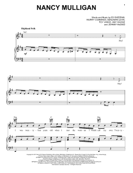 page one of Nancy Mulligan (Piano, Vocal & Guitar Chords (Right-Hand Melody))