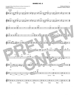 page one of Mambo #8 (Lead Sheet / Fake Book)