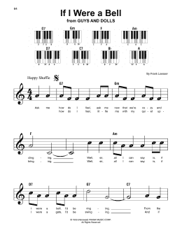 page one of If I Were A Bell (Super Easy Piano)