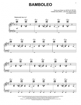 page one of Bamboleo (Piano, Vocal & Guitar Chords (Right-Hand Melody))