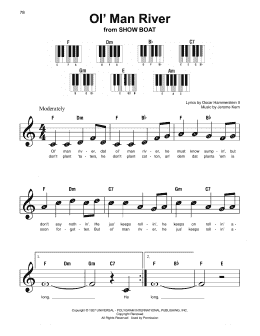 page one of Ol' Man River (Super Easy Piano)
