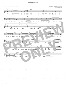 page one of There's No You (Lead Sheet / Fake Book)