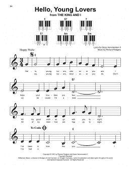 page one of Hello, Young Lovers (Super Easy Piano)