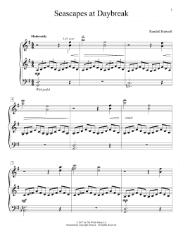page one of Seascapes At Daybreak (Educational Piano)