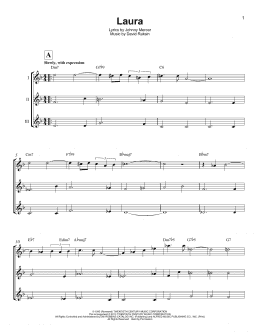 page one of Laura (Ukulele Ensemble)