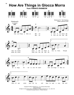 page one of How Are Things In Glocca Morra (Super Easy Piano)