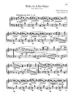 page one of Waltz In A-Flat Major (Piano Solo)