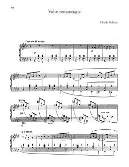 page one of Valse Romantique (Piano Solo)