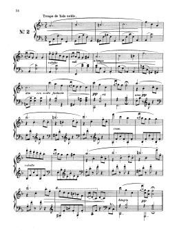page one of Tempo De Vals Noble (Piano Solo)