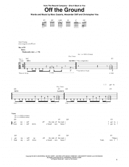 page one of Off The Ground (Guitar Rhythm Tab)