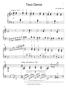 page one of Taco Dance (Educational Piano)