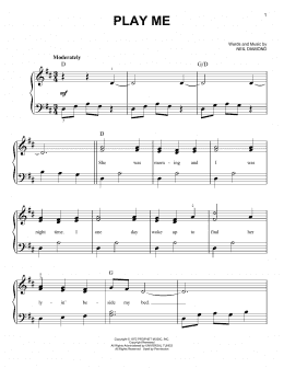page one of Play Me (Easy Piano)