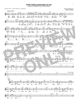 page one of Every Road Leads Back To You (Lead Sheet / Fake Book)