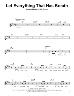 page one of Let Everything That Has Breath (Pro Vocal)
