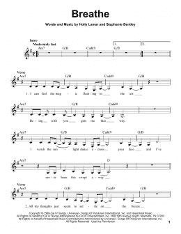 page one of Breathe (Pro Vocal)