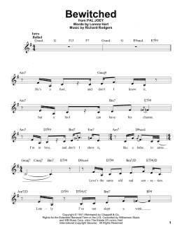page one of Bewitched (Pro Vocal)