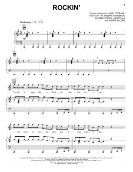 page one of Rockin' (Piano, Vocal & Guitar Chords (Right-Hand Melody))