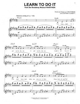 page one of Learn To Do It (Piano & Vocal)
