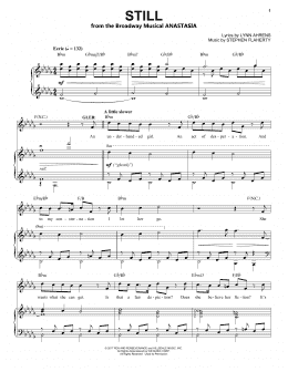 page one of Still (Piano & Vocal)