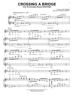 page one of Crossing A Bridge (Piano & Vocal)