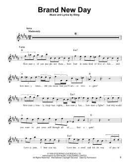 page one of Brand New Day (Pro Vocal)