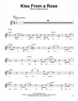 page one of Kiss From A Rose (Pro Vocal)