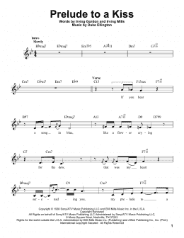 page one of Prelude To A Kiss (Pro Vocal)