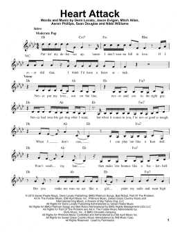 page one of Heart Attack (Pro Vocal)