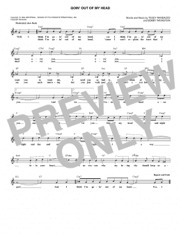 page one of Goin' Out Of My Head (Lead Sheet / Fake Book)