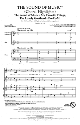 page one of The Sound Of Music (Choral Highlights) (arr. John Leavitt) (SSA Choir)