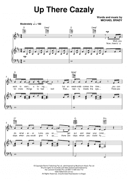 page one of Up There Cazaly (Piano, Vocal & Guitar Chords (Right-Hand Melody))