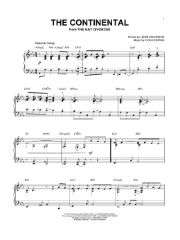 page one of The Continental [Jazz version] (arr. Brent Edstrom) (Piano Solo)
