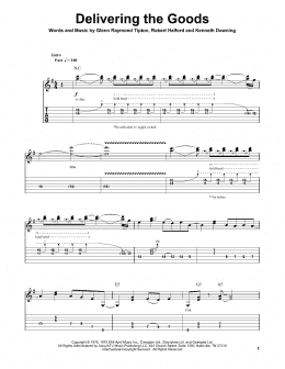 page one of Delivering The Goods (Guitar Tab (Single Guitar))