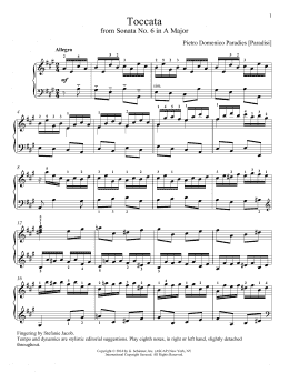 page one of Toccata (Piano Solo)
