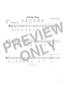 page one of Tell Me Why (from The Daily Ukulele) (arr. Liz and Jim Beloff) (Ukulele)