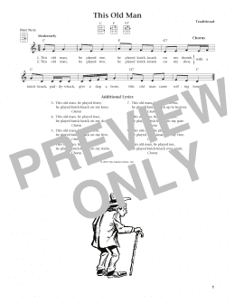 page one of This Old Man (from The Daily Ukulele) (arr. Liz and Jim Beloff) (Ukulele)