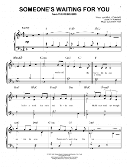 page one of Someone's Waiting For You (Easy Piano)