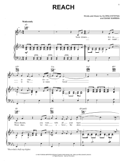 page one of Reach (Piano, Vocal & Guitar Chords (Right-Hand Melody))
