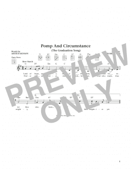 page one of Pomp And Circumstance (from The Daily Ukulele) (arr. Liz and Jim Beloff) (Ukulele)