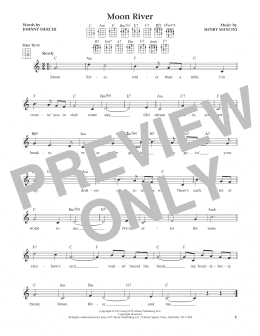 page one of Moon River (from The Daily Ukulele) (arr. Liz and Jim Beloff) (Ukulele)