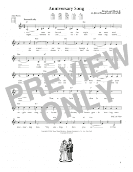 page one of Anniversary Song (from The Daily Ukulele) (arr. Liz and Jim Beloff) (Ukulele)