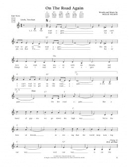 page one of On The Road Again (from The Daily Ukulele) (arr. Liz and Jim Beloff) (Ukulele)
