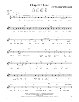 page one of Chapel Of Love (from The Daily Ukulele) (arr. Liz and Jim Beloff) (Ukulele)