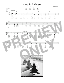 page one of Away In A Manger (from The Daily Ukulele) (arr. Liz and Jim Beloff) (Ukulele)
