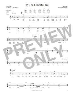 page one of By The Beautiful Sea (from The Daily Ukulele) (arr. Liz and Jim Beloff) (Ukulele)
