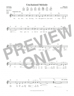 page one of Unchained Melody (from The Daily Ukulele) (arr. Liz and Jim Beloff) (Ukulele)