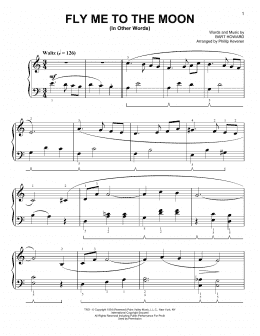 page one of Fly Me To The Moon (In Other Words) [Classical version] (arr. Phillip Keveren) (Easy Piano)